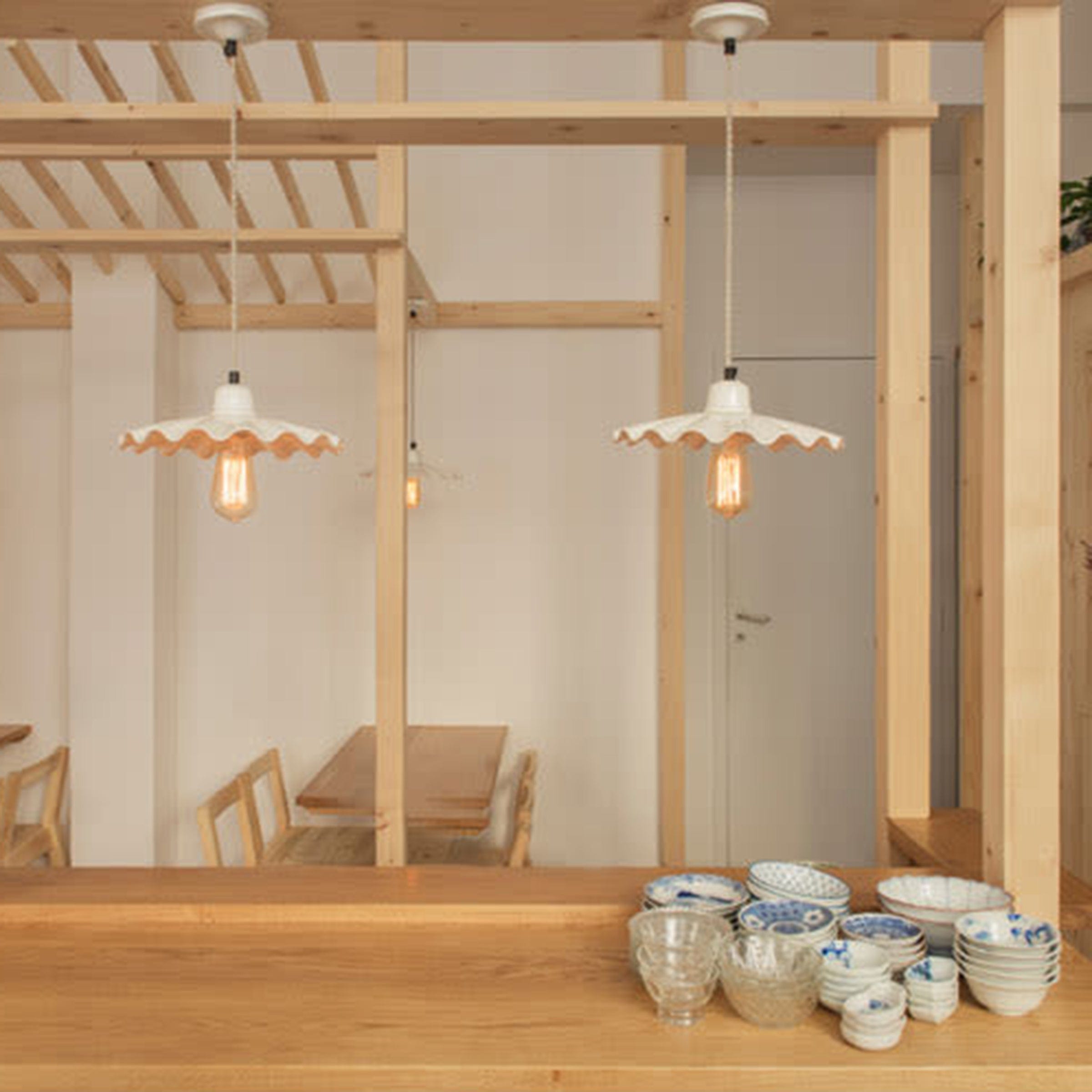 Mullan Lighting Lighting Ardle Ripple Shade Pendant