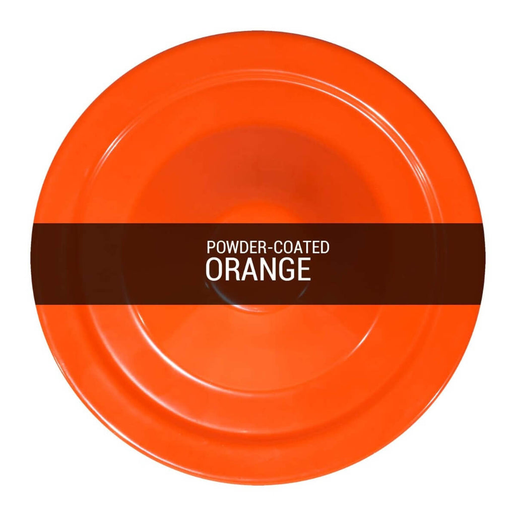 Mullan Lighting Lighting Powder-Coated Orange / Clear Ardle Well Glass Outdoor Wall Sconce