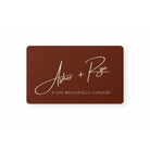 Asher + Rye SHOP Asher + Rye Digital Gift Card