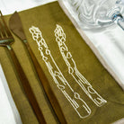 MÆGEN SHOP Asparagus Linen Napkins, Set of 2
