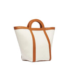 Mesch Bag Atuel Canvas Leather Tote, Caramel