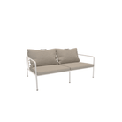 HOUE SHOP White Frame + Beige Fabric Avon Outdoor Lounge Sofa