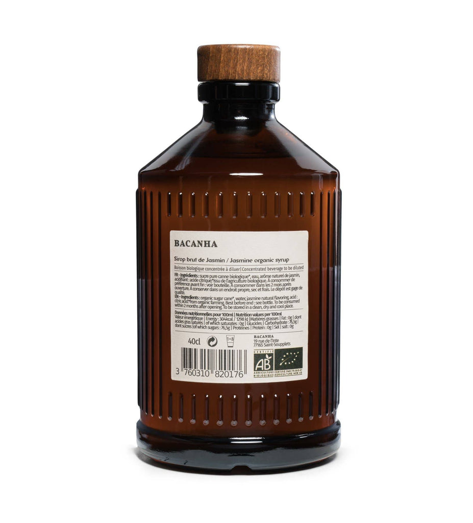Bacanha USA & Canada Bacanha USA & Canada - Raw Jasmine Syrup - Organic - 13,5 fl. oz.