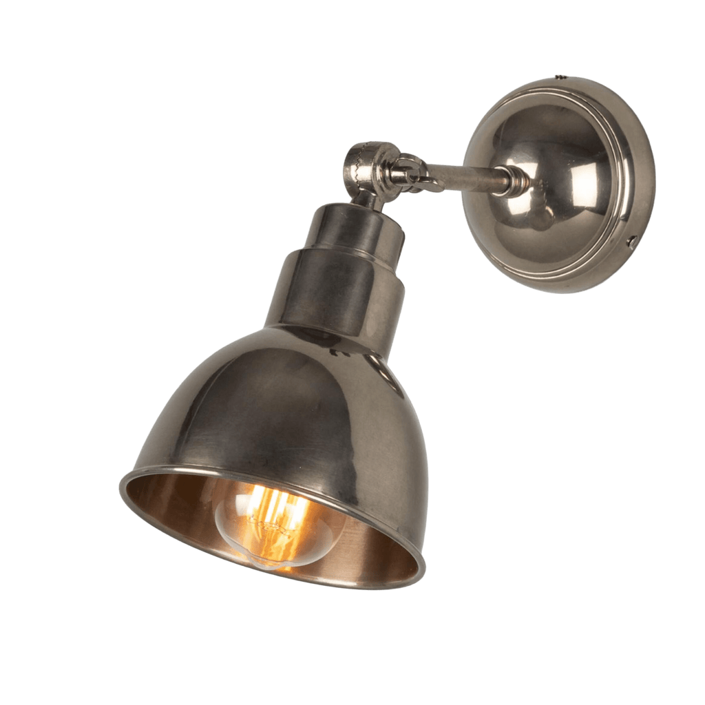 Mullan Lighting Lighting Antique Silver Baku Vintage Adjustable Wall Sconce