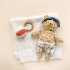 The Blueberry Hill SHOP Beach Ball Crocheted Teether Rattle
