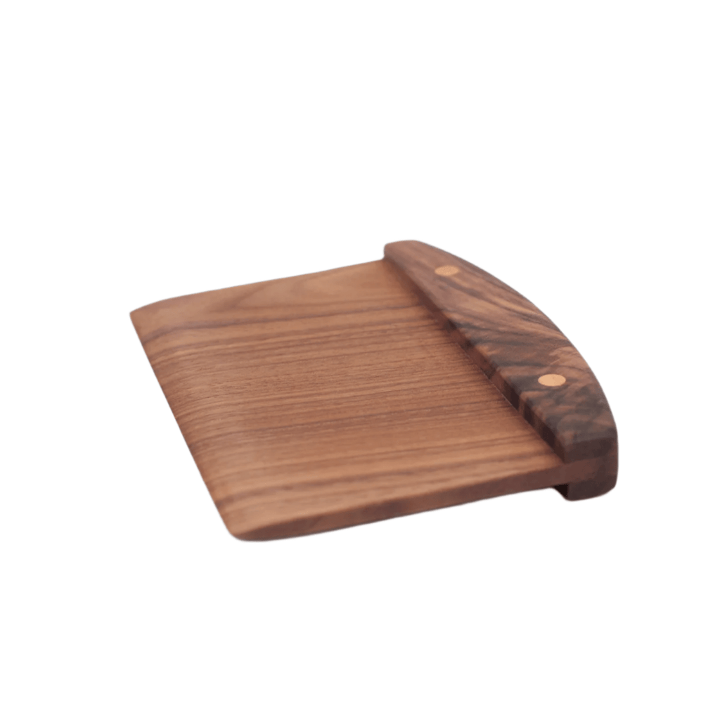 JBrody & Co. Kitchen Tools & Utensils Bench Scraper, Walnut Wood