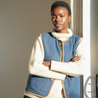 Beaumont Organic SHOP Benji Denim and Cotton Gilet