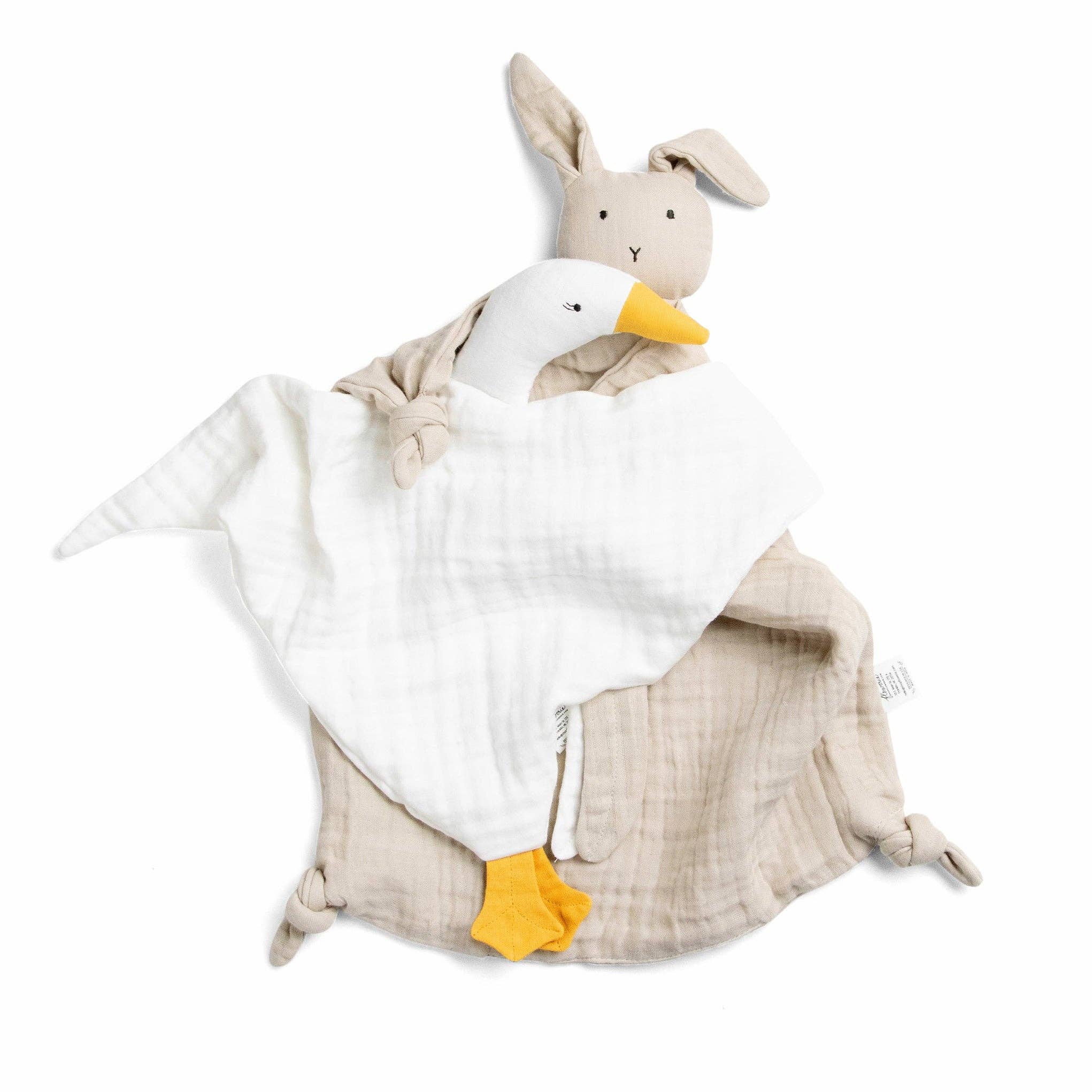 Flowerie Baby Toys Birdie the Duck Cuddle Cloth