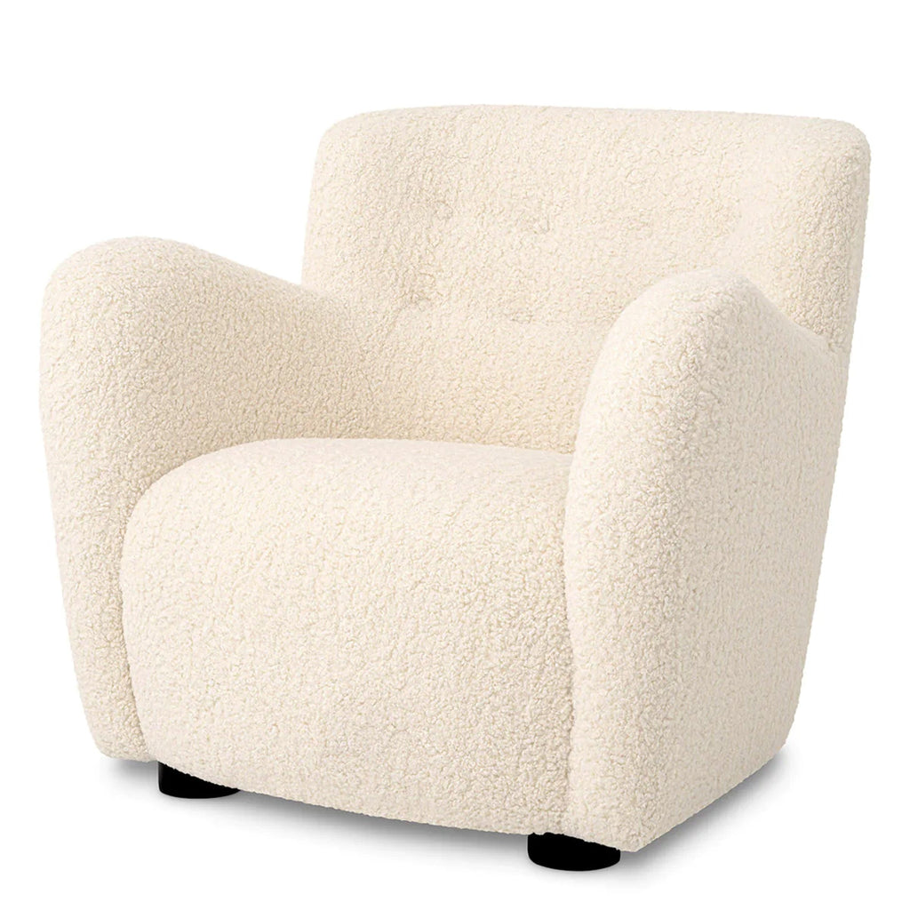 Eichholtz Furniture Faux Shearling Bixby Chair