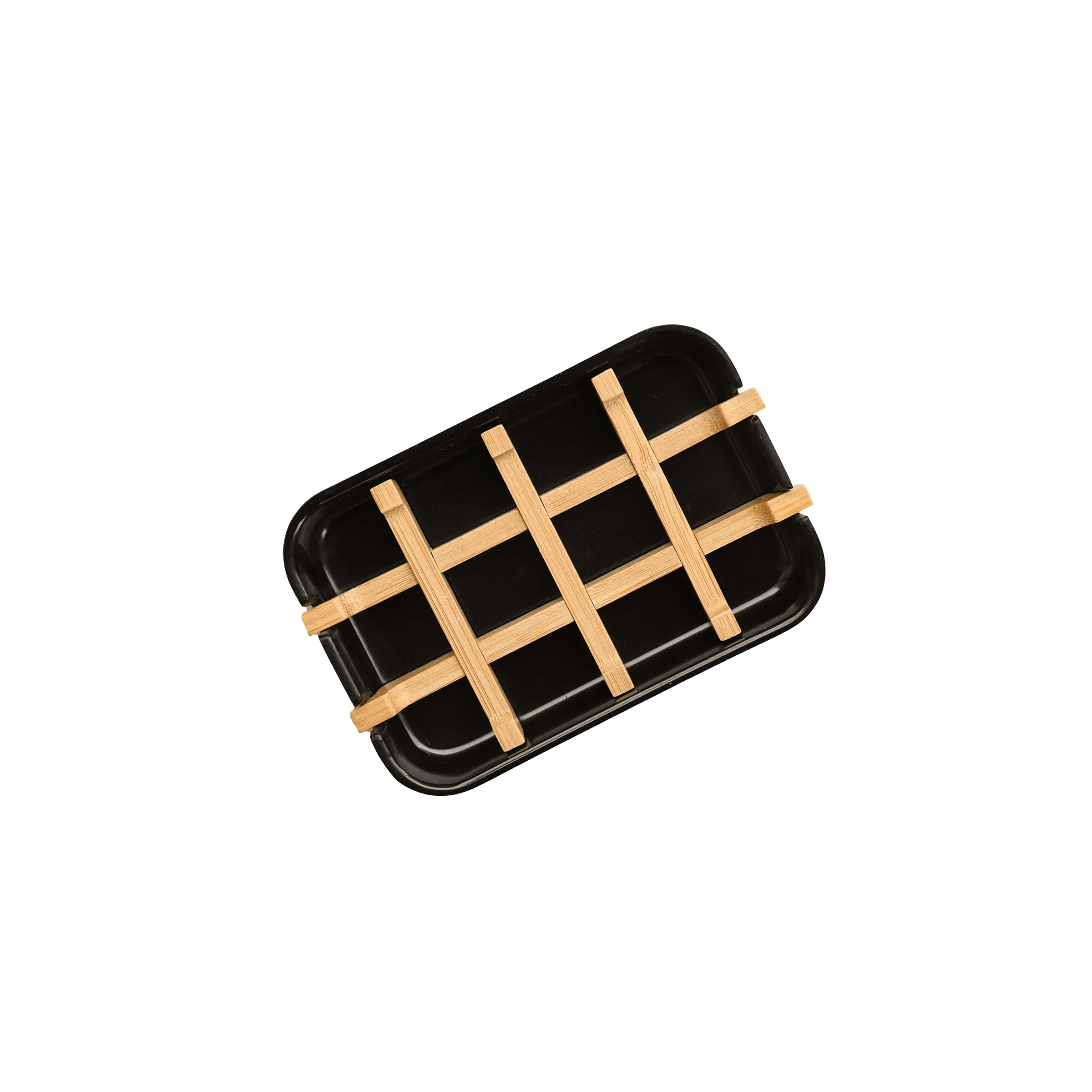 Earth Ahead Black Bamboo Soap Dish