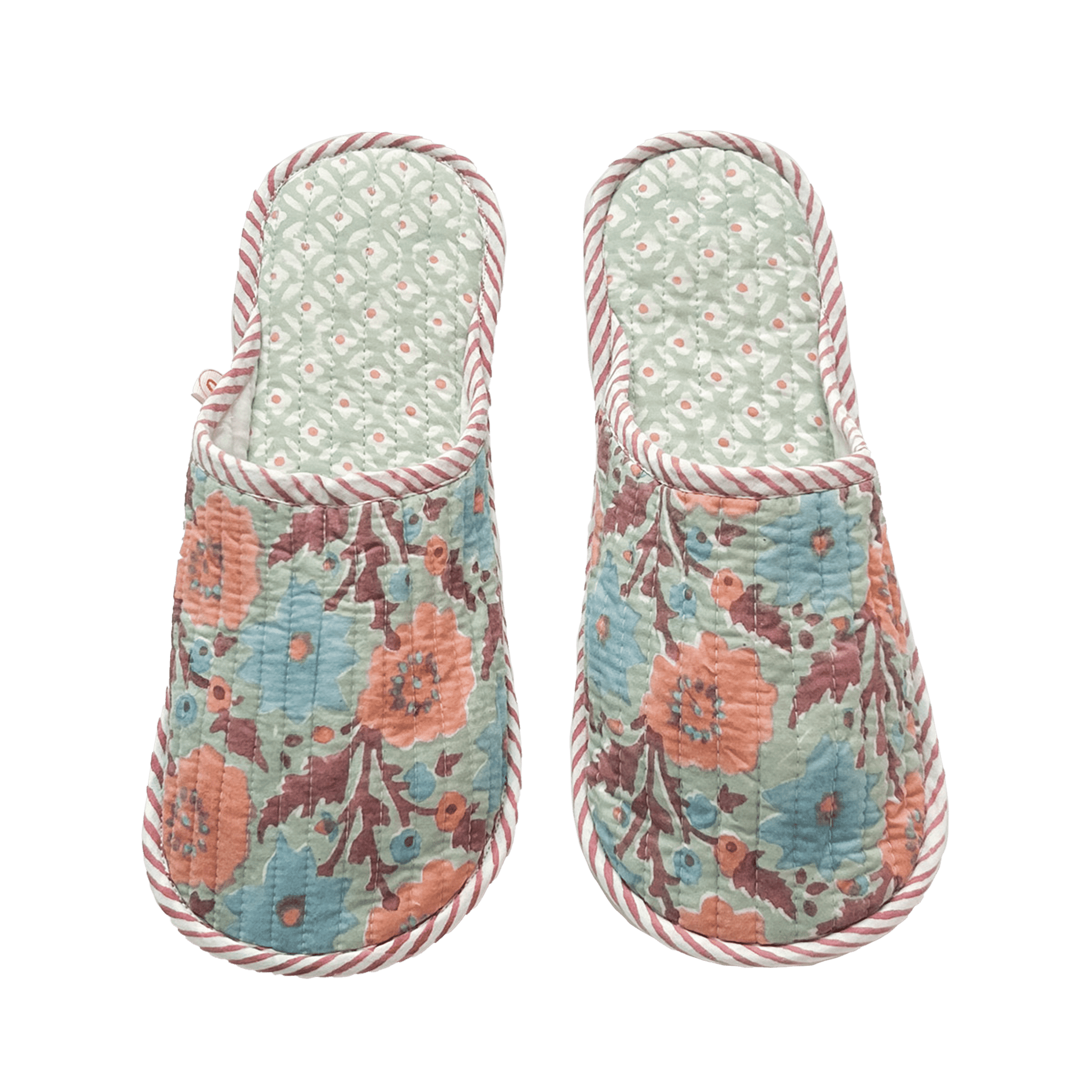 Block Print House Slippers