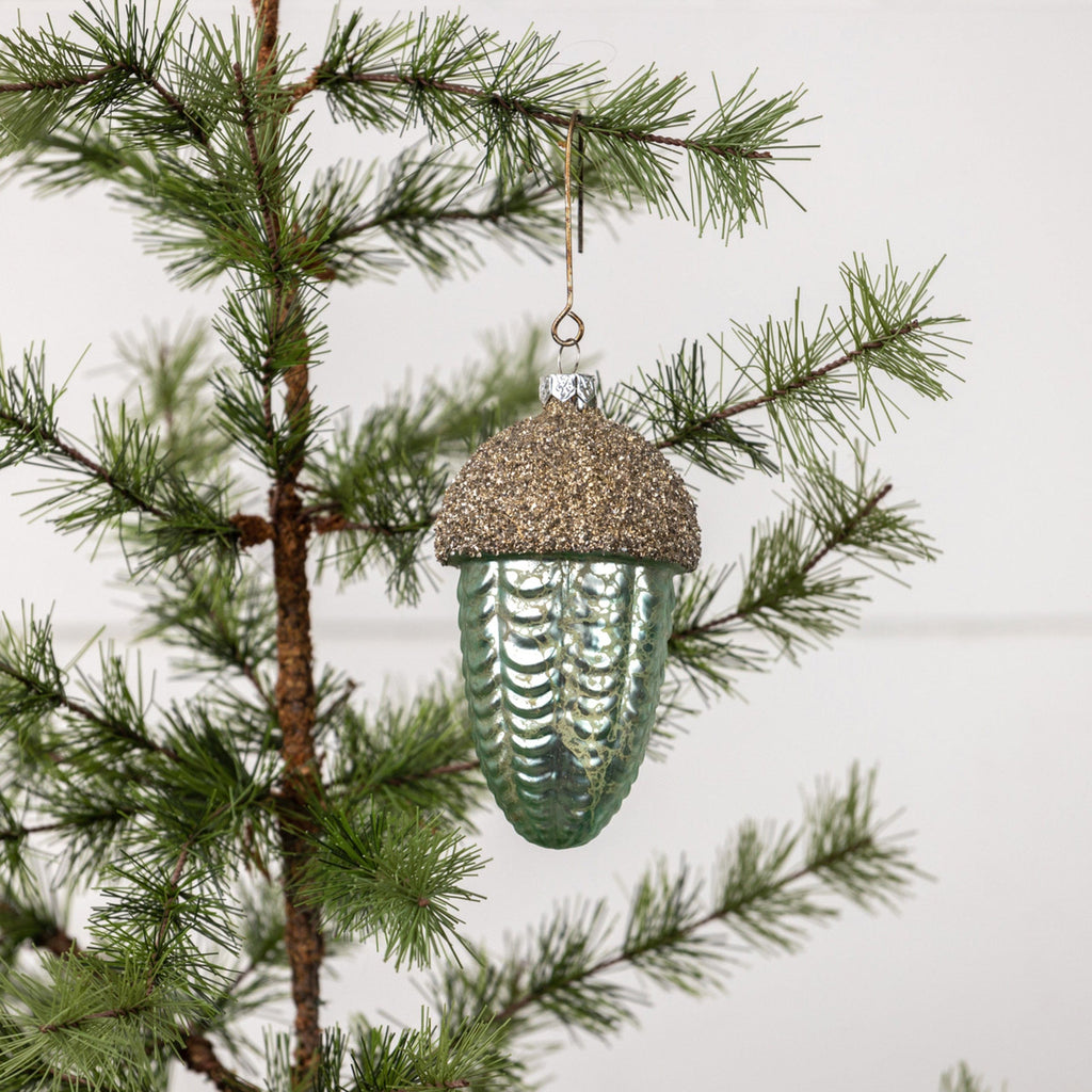 Ragon House Holiday Ornaments Blue Pinecone Ornament