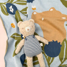 The Blueberry Hill SHOP Blueberry Bear Baby Blanket