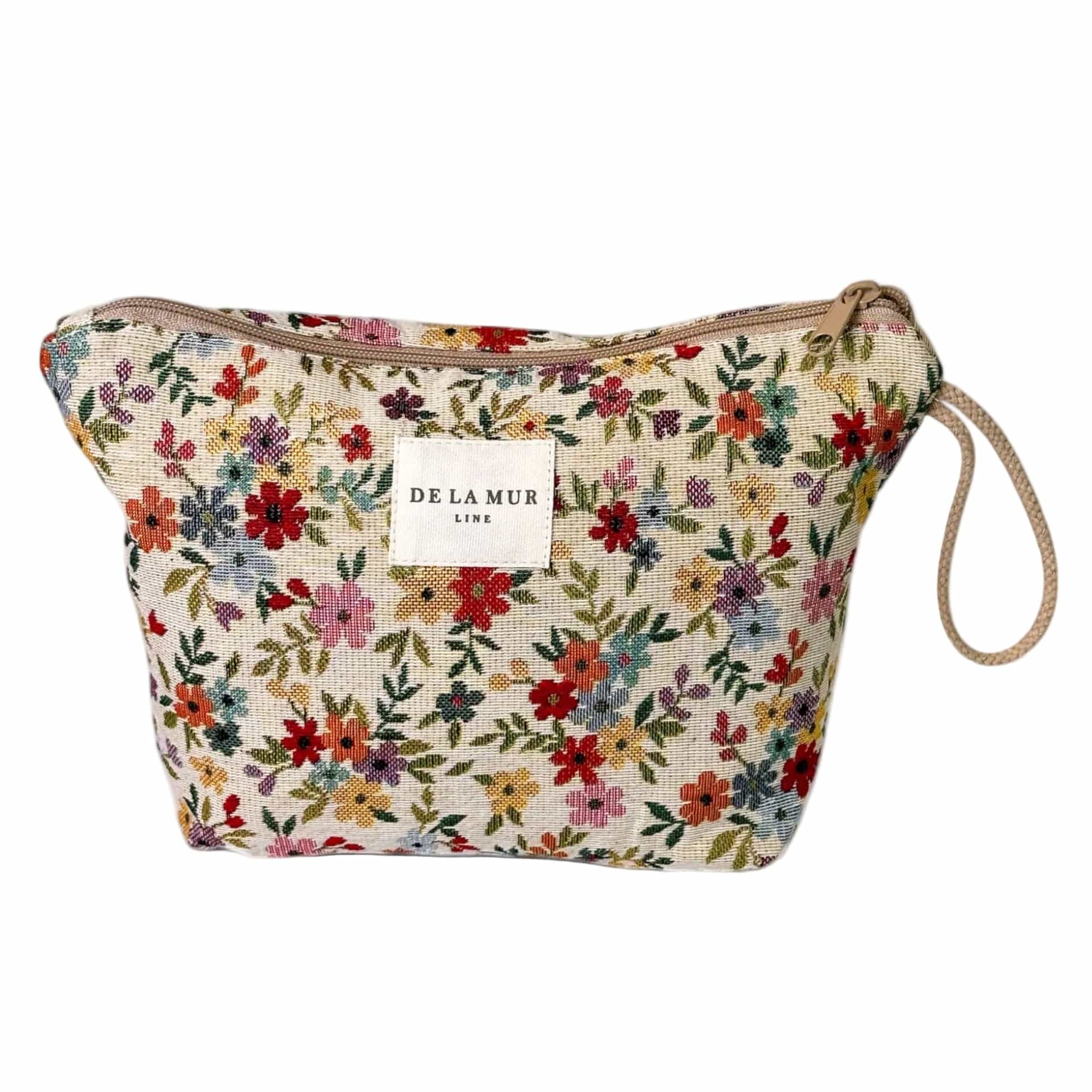 DE LA MUR LINE US Inc Bag Blum Jacquard Makeup Bag