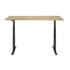 Ethnicraft Furniture 55.5" x 28" / Oak / Black Bok Adjustable Desk