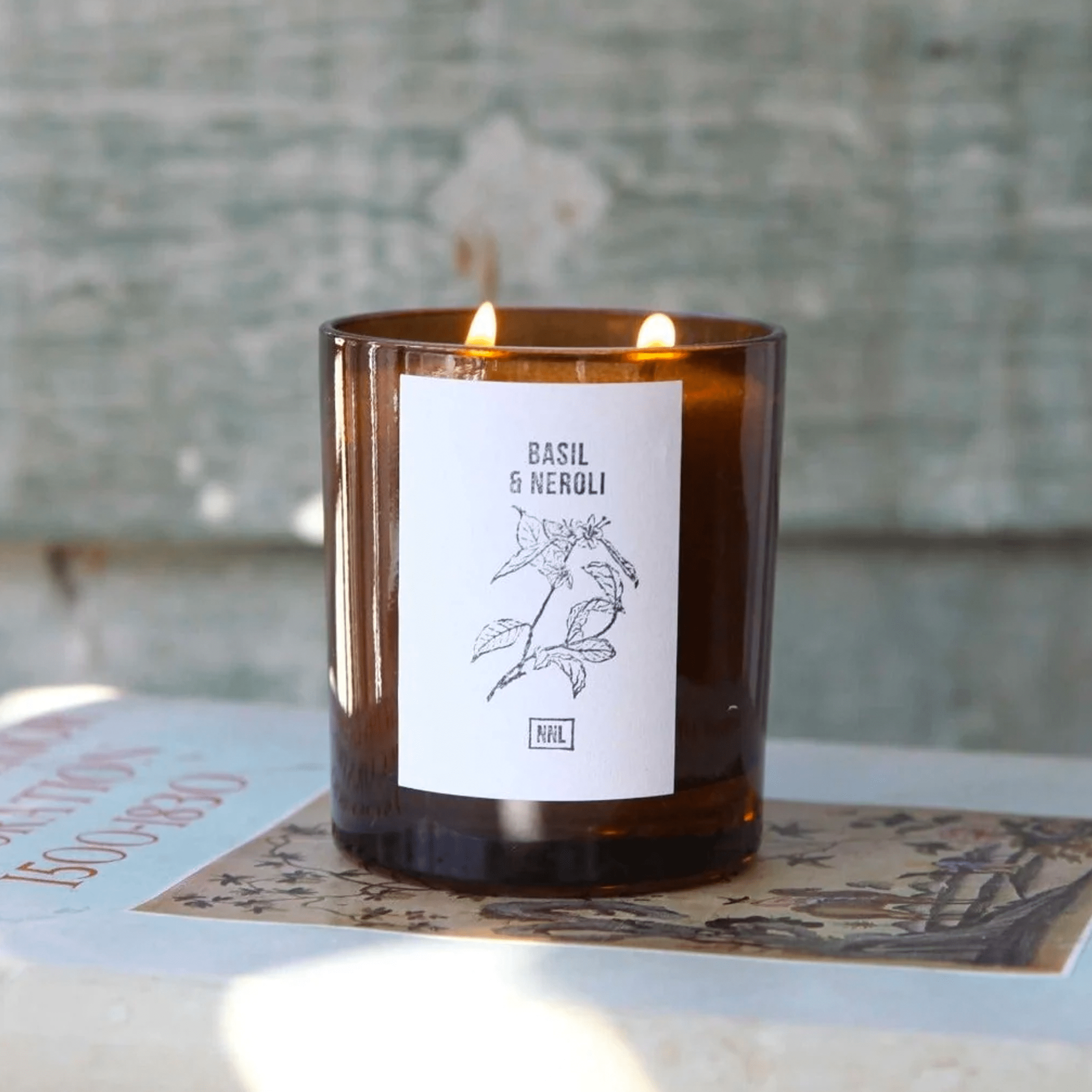 Norfolk Natural Living Candles Botanical Candle, Basil & Neroli