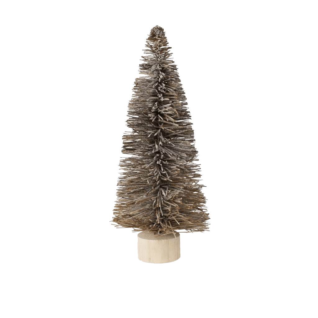 HomArt Holiday Large Bottle Brush Tree with Glitter, Small