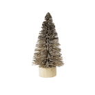 HomArt Holiday Medium Bottle Brush Tree with Glitter, Small