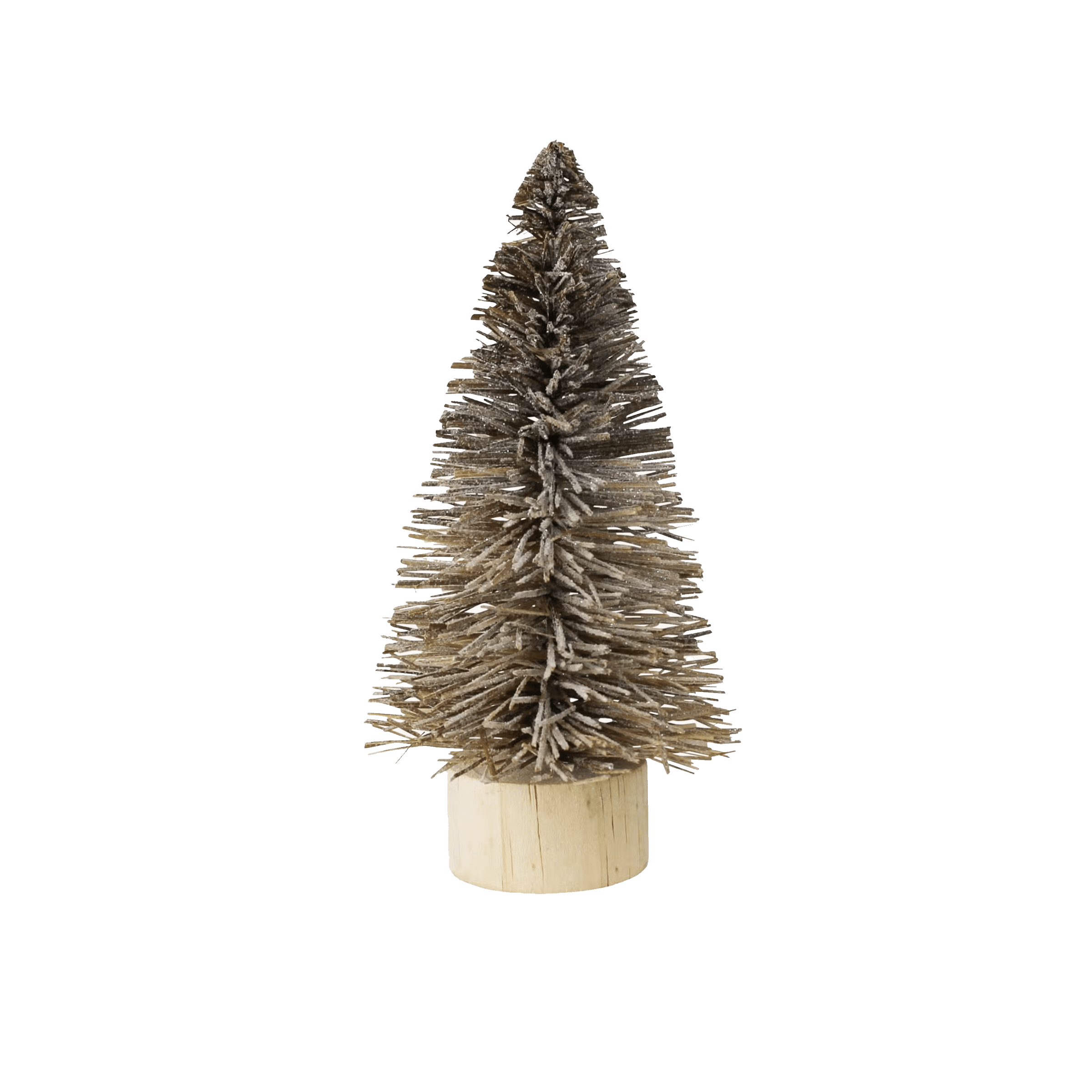 HomArt Holiday Medium Bottle Brush Tree with Glitter, Small