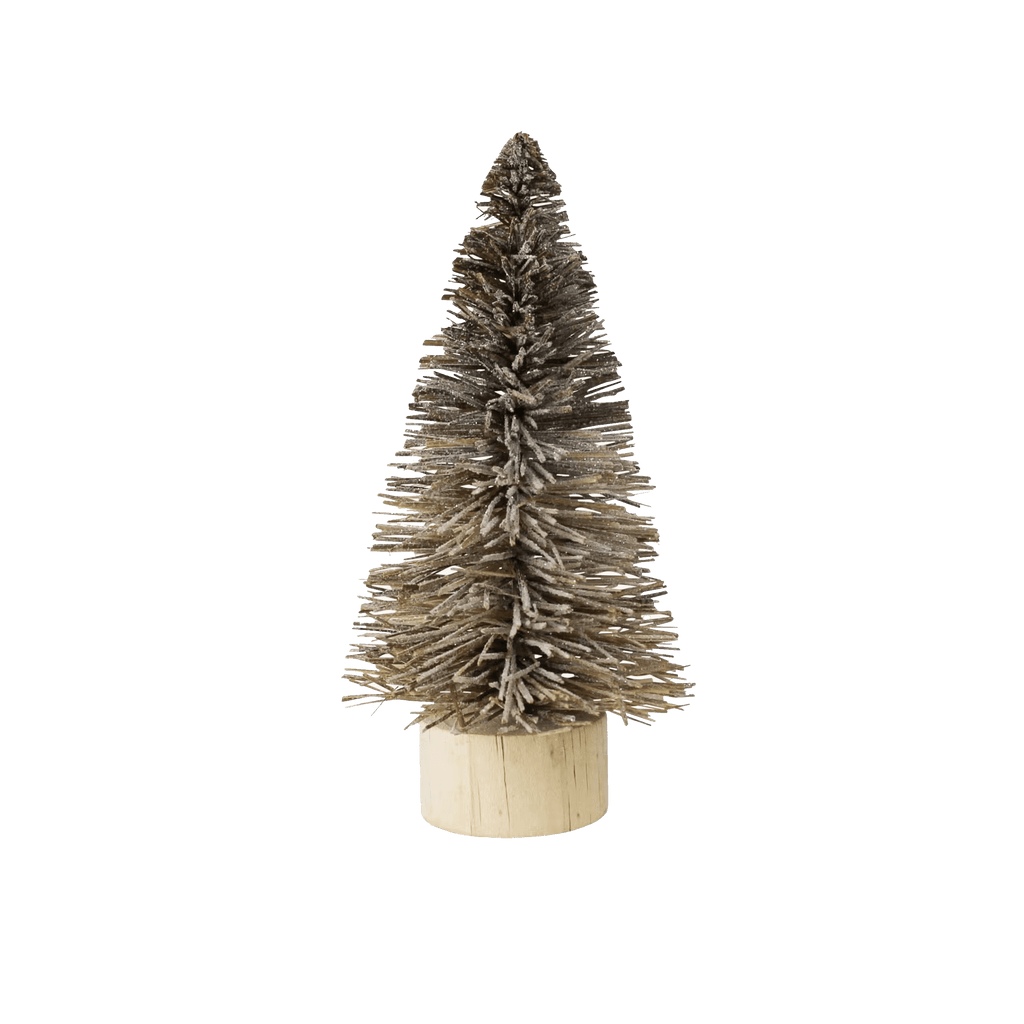 HomArt Holiday Medium Bottle Brush Tree with Glitter, Small