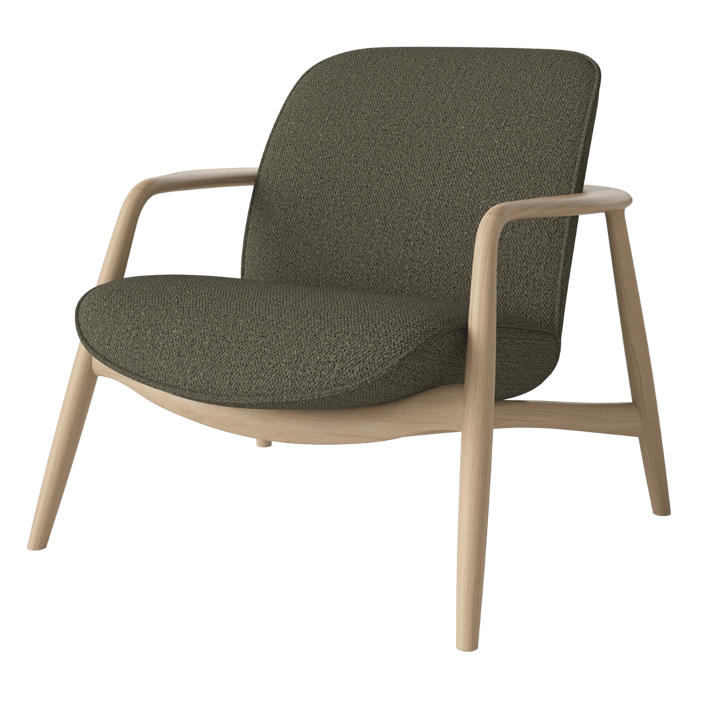 Bolia Furniture Memory Course Woven / Green / White Pigmented Oiled Oak Bowie Armchair