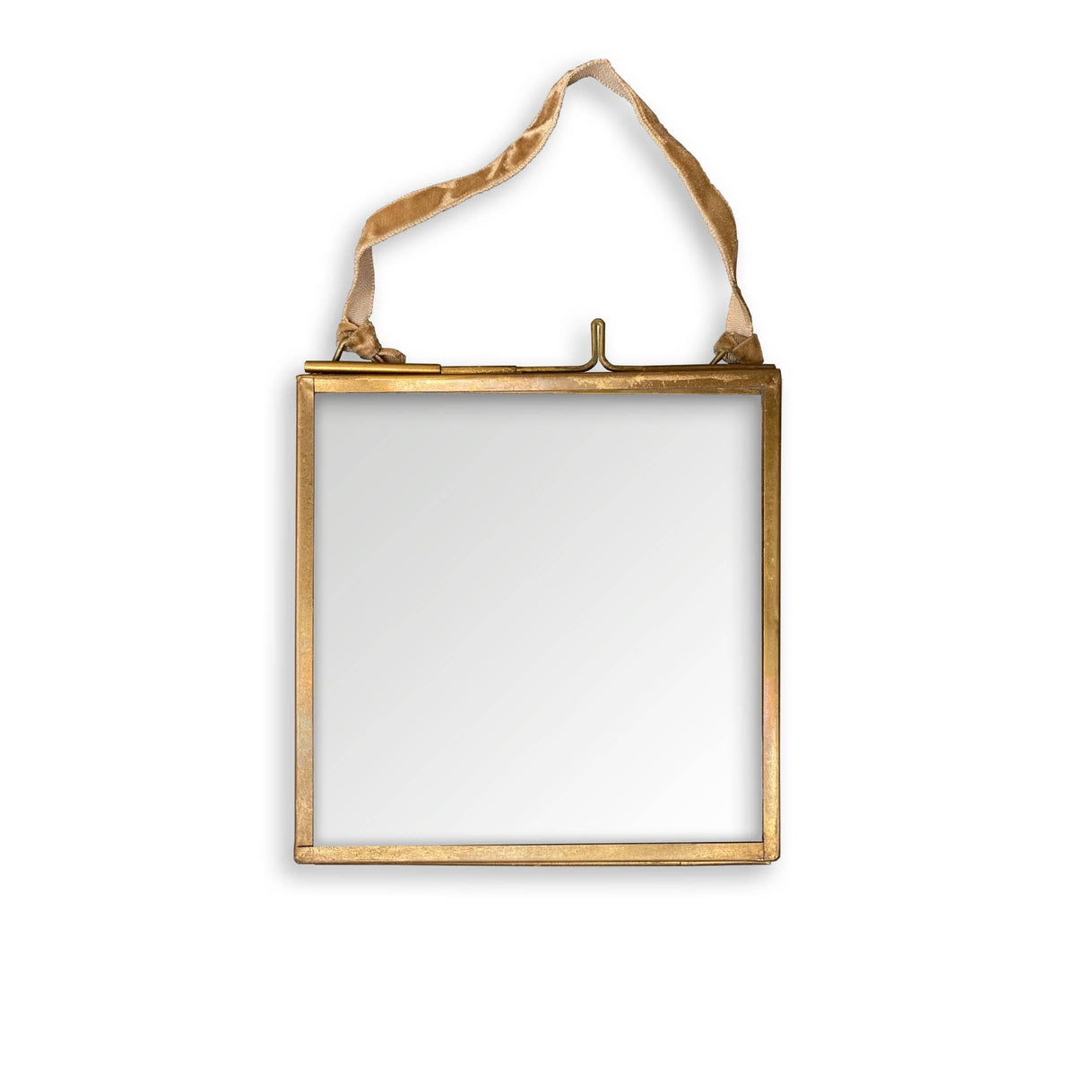 French Graffiti SHOP Brass Frame with Ribbon