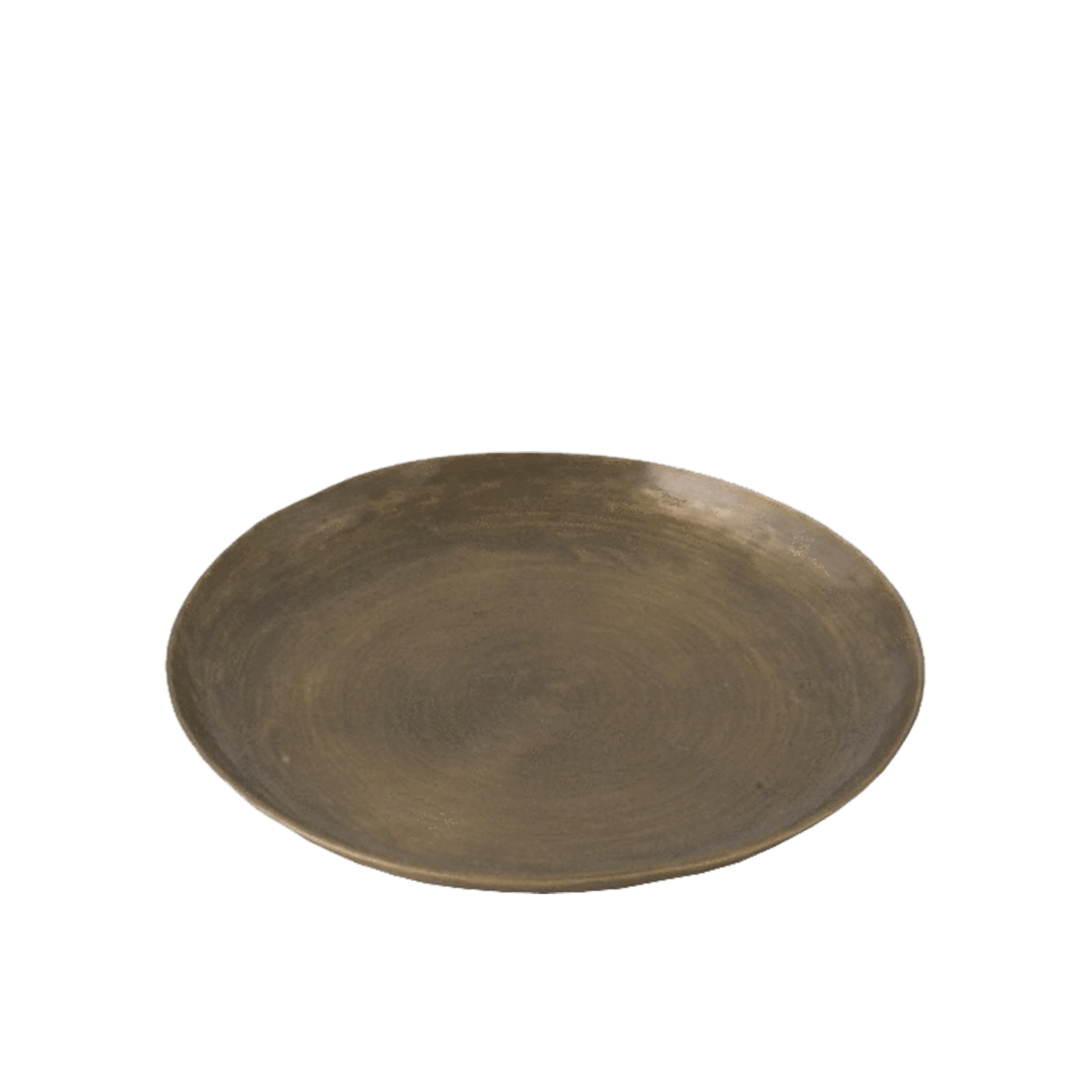 Fog Linen Work Accessory Brass Round Plate