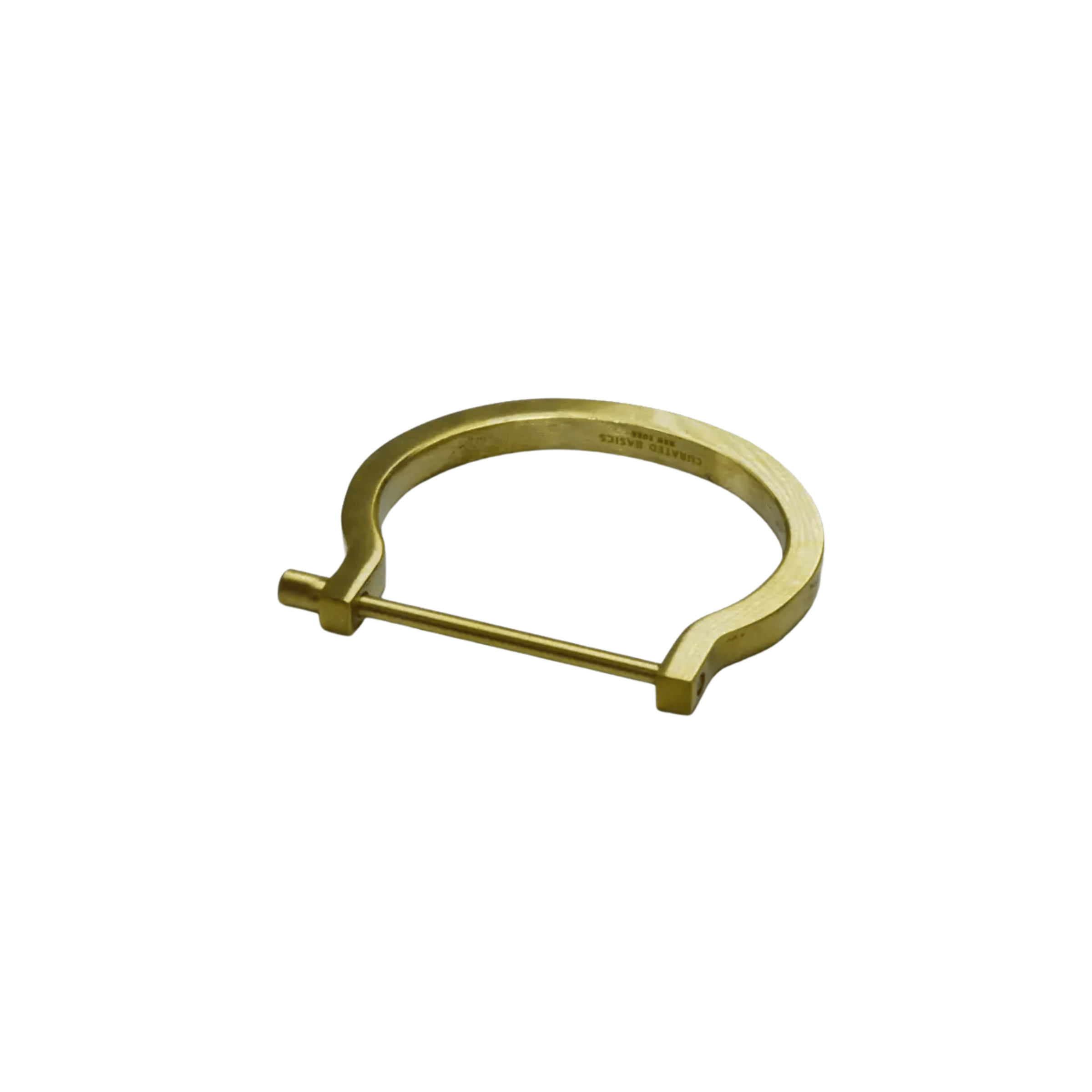 Curated Basics SHOP 6" Brass Screw Cuff