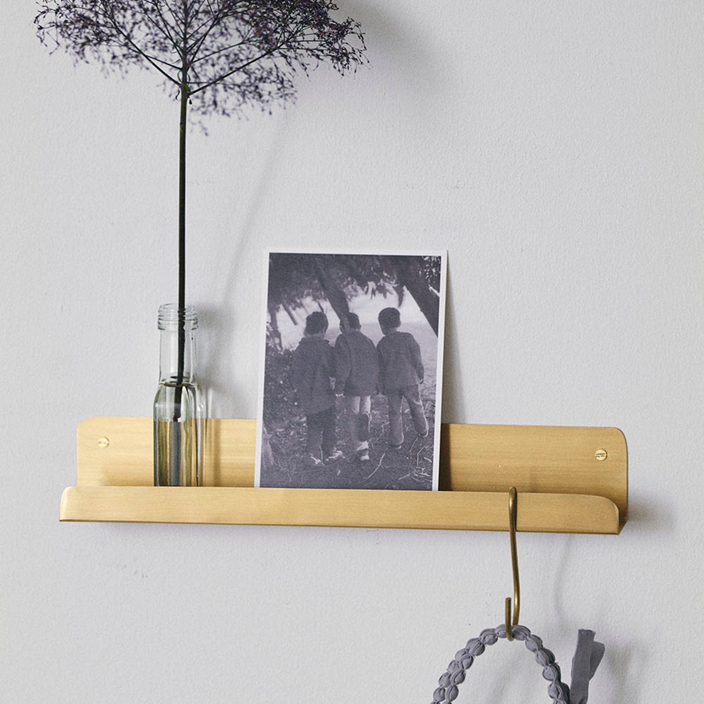 Brass Wall Shelf – Asher + Rye