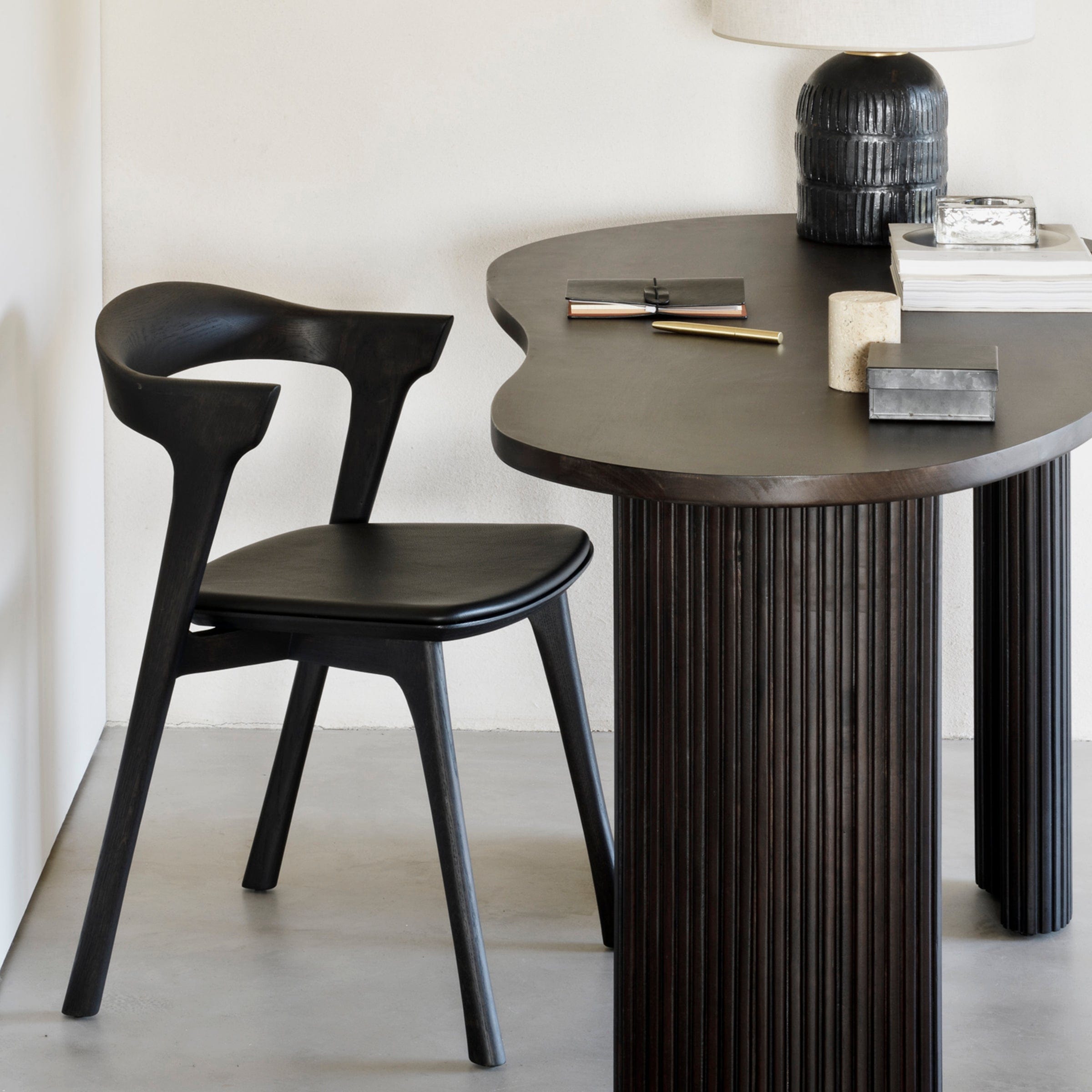 Ethnicraft Furniture Brown Oak Bok Chair