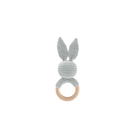 The Blueberry Hill Baby Toys Bunny Crocheted Teether Rattle
