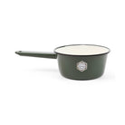 Crow Canyon Home Forest Green Camp Sauce Pot, Mustard Yellow