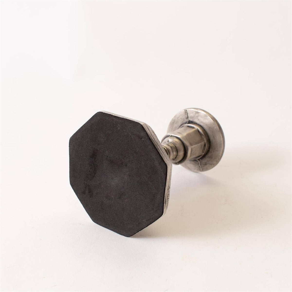 Audrey's Home & Gift SHOP Candle Holder, Antiqued Pewter Finish