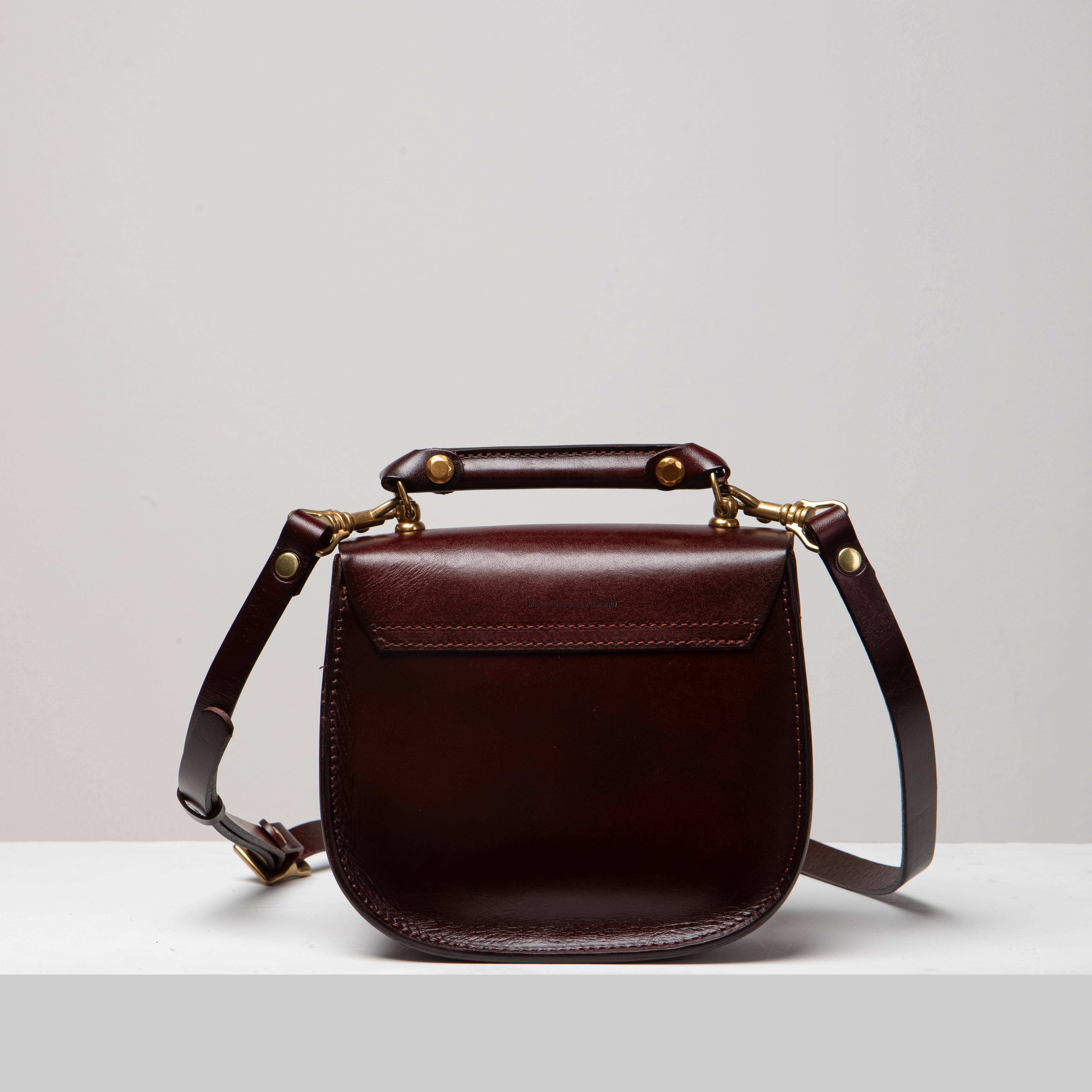 UPPDOO SHOP Chestnut Mini Saddle Bag