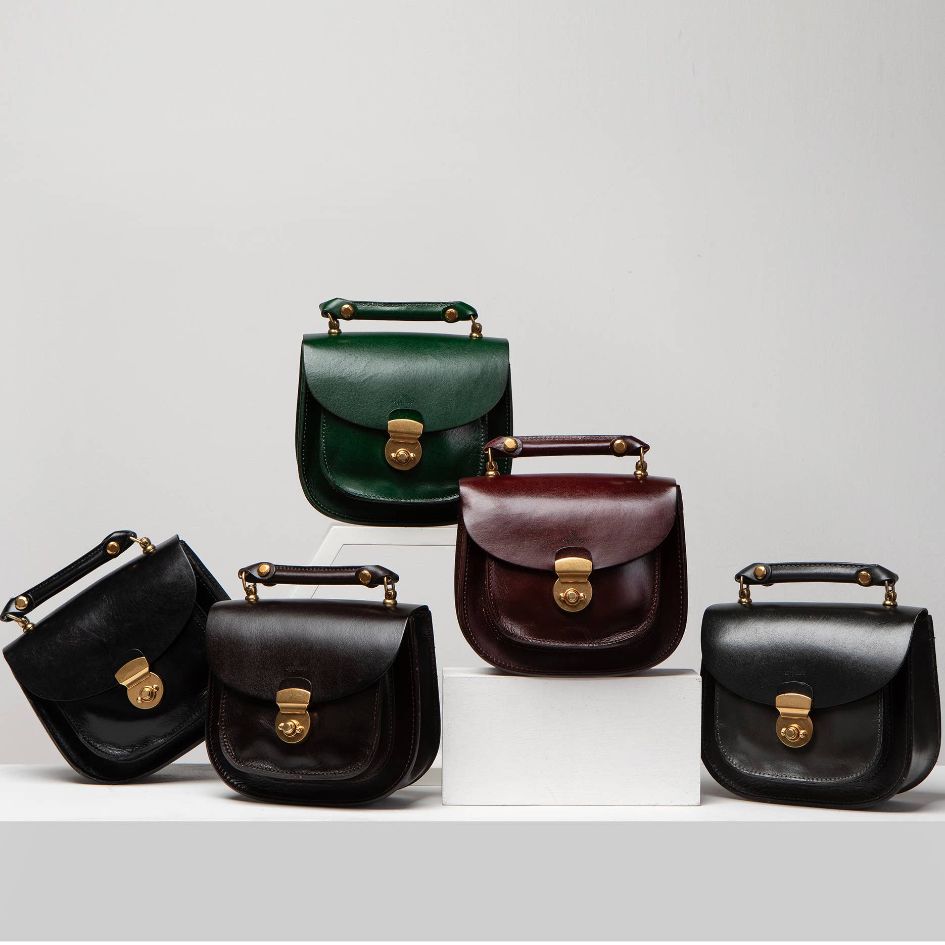 UPPDOO SHOP Chestnut Mini Saddle Bag