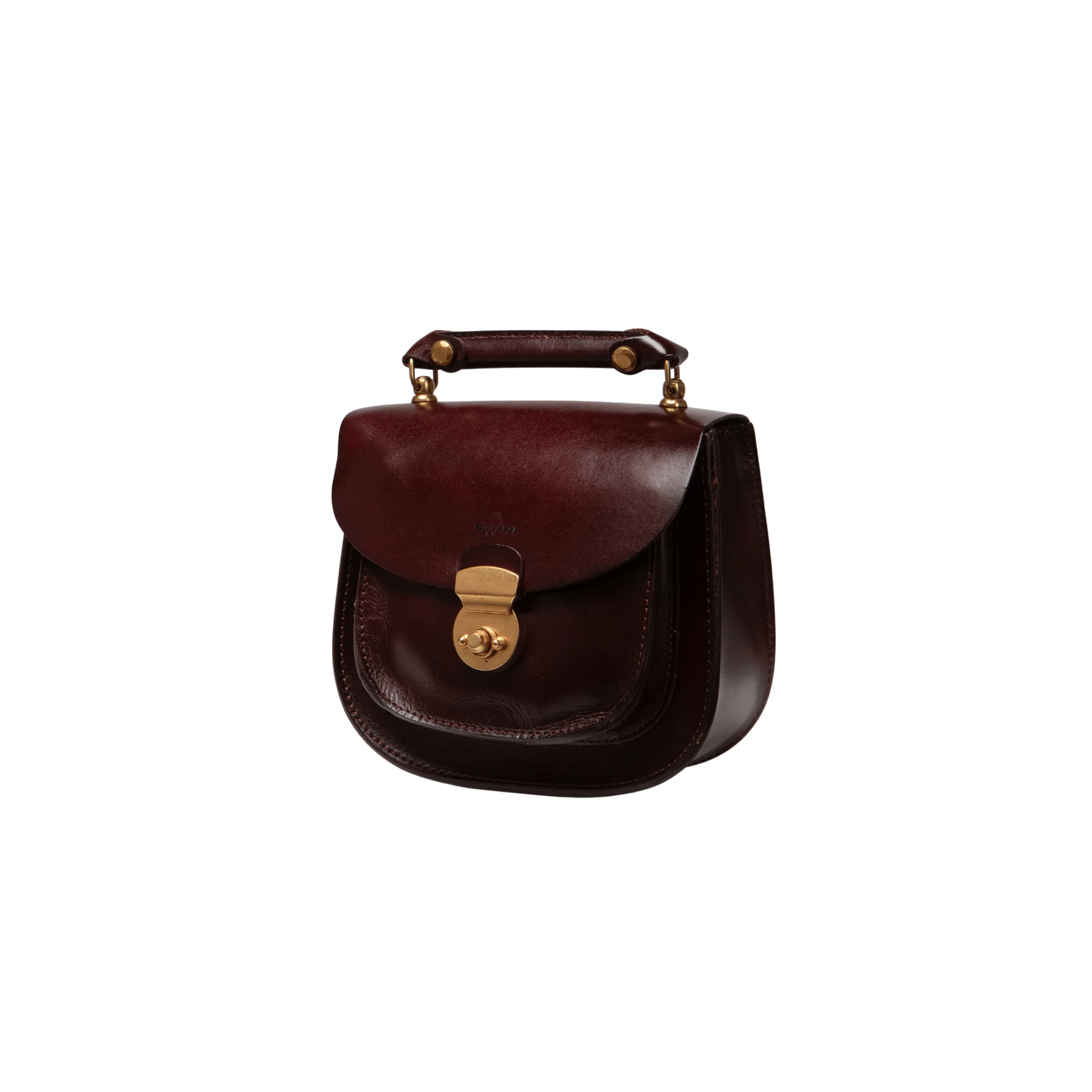 UPPDOO SHOP Chestnut Mini Saddle Bag