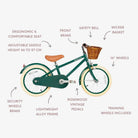 Banwood Inc SHOP Child's Classic 16" Bike, Green