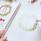 emily lex studio Stationery Christmas Watercolor Workbook