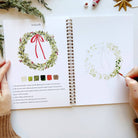 emily lex studio Stationery Christmas Watercolor Workbook