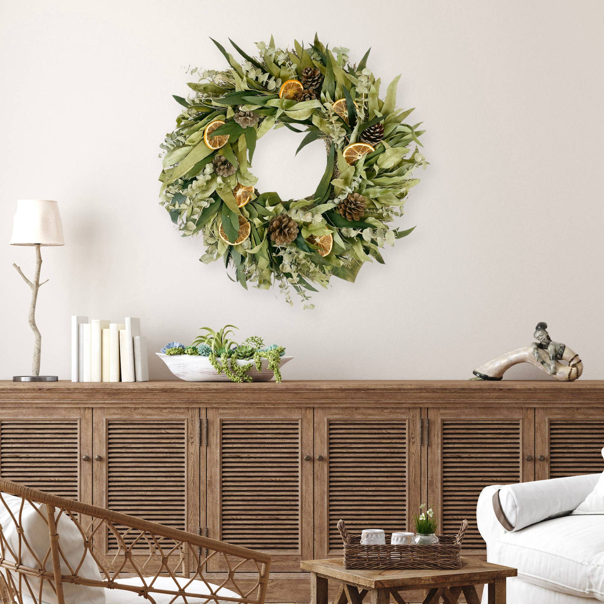 Andaluca Citrus & Eucalyptus Spice Wreath