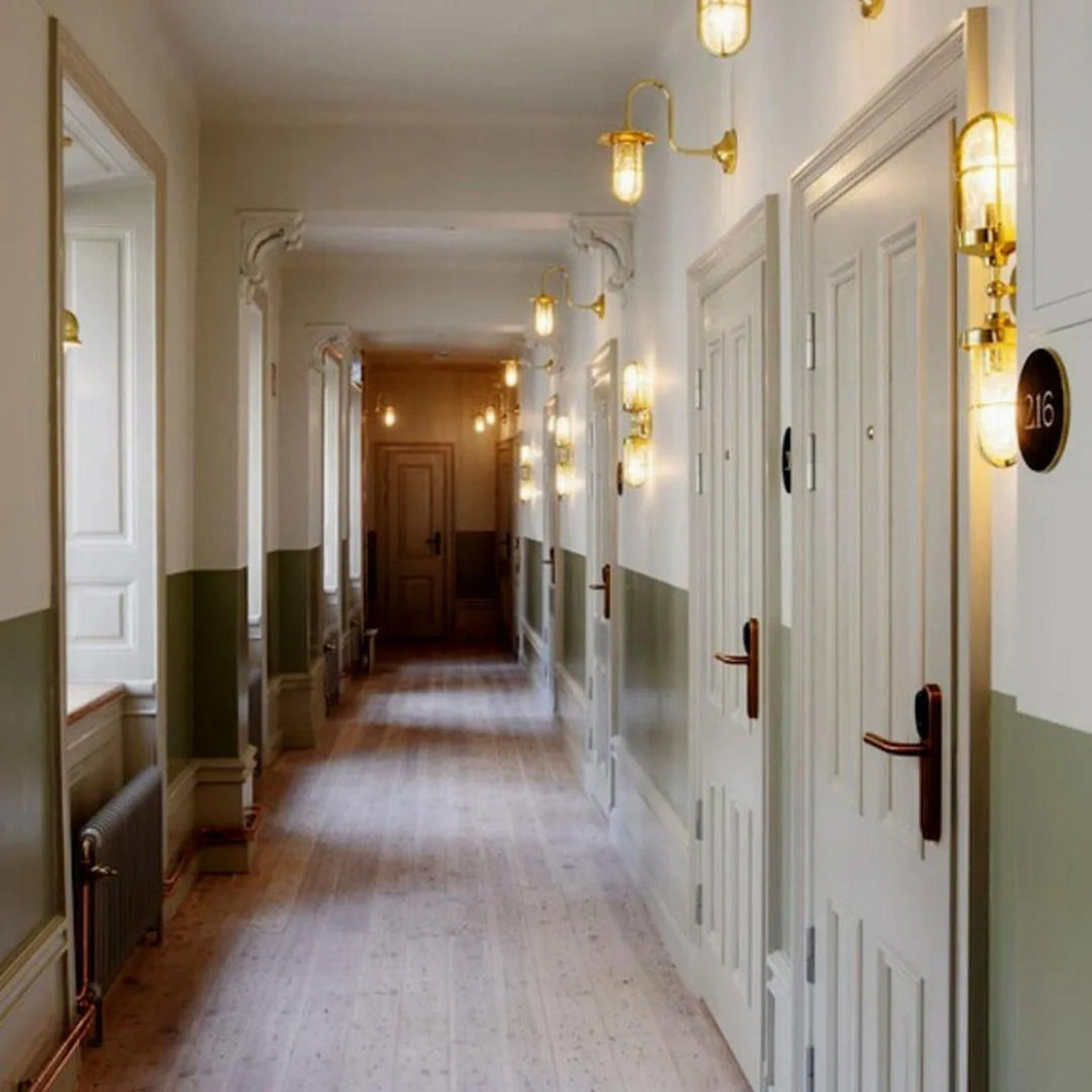 Mullan Lighting Lighting Clayton Double Well Glass Wall Sconce