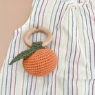 The Blueberry Hill Baby Toys Clementine Crocheted Teether Rattle