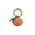 The Blueberry Hill Baby Toys Clementine Crocheted Teether Rattle