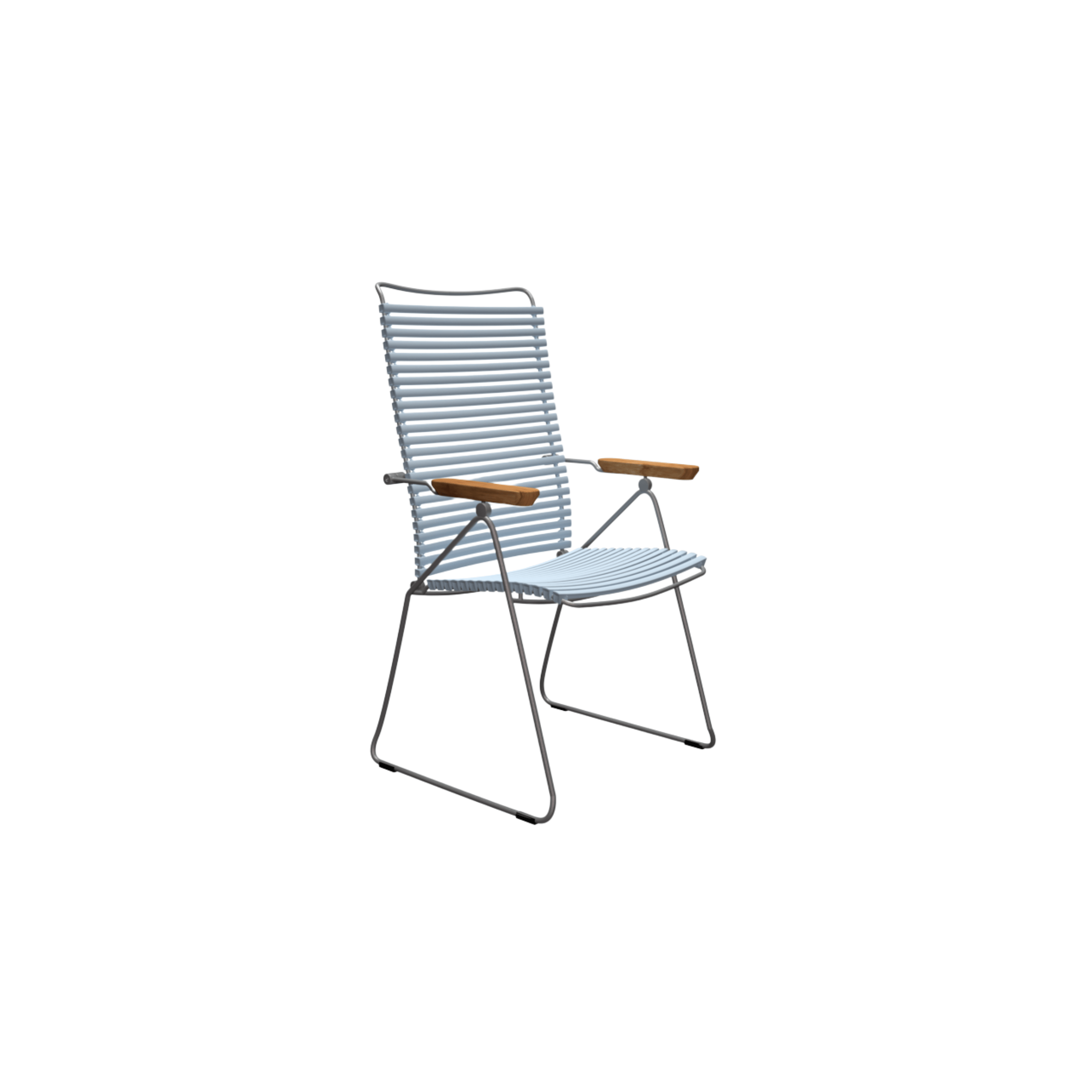HOUE SHOP Light Blue Click Position Chair