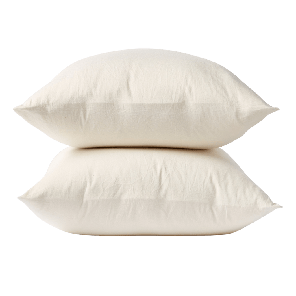 Coyuchi Bedding Queen / Undyed Cloud Soft Organic Sateen Pillowcases