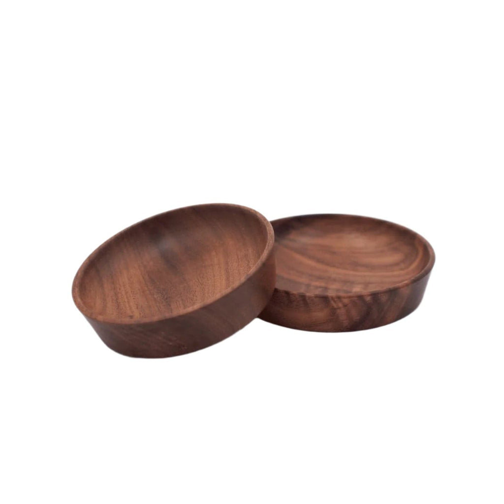 JBrody & Co. Kitchen & Dining Condiment Cup, Walnut Wood