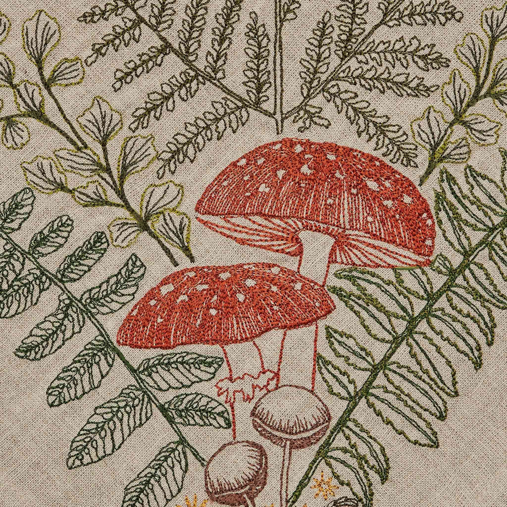 Coral & Tusk Coral & Tusk - Mushrooms and Ferns Bouquet Dinner Napkin