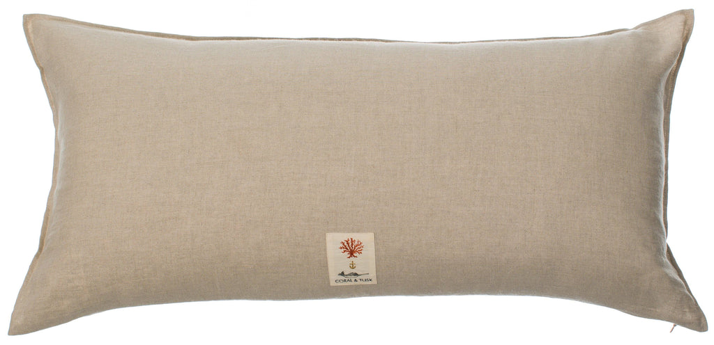 Coral & Tusk Pillow Cover with Insert Coral & Tusk - Mushrooms and Ferns Lumbar Pillow