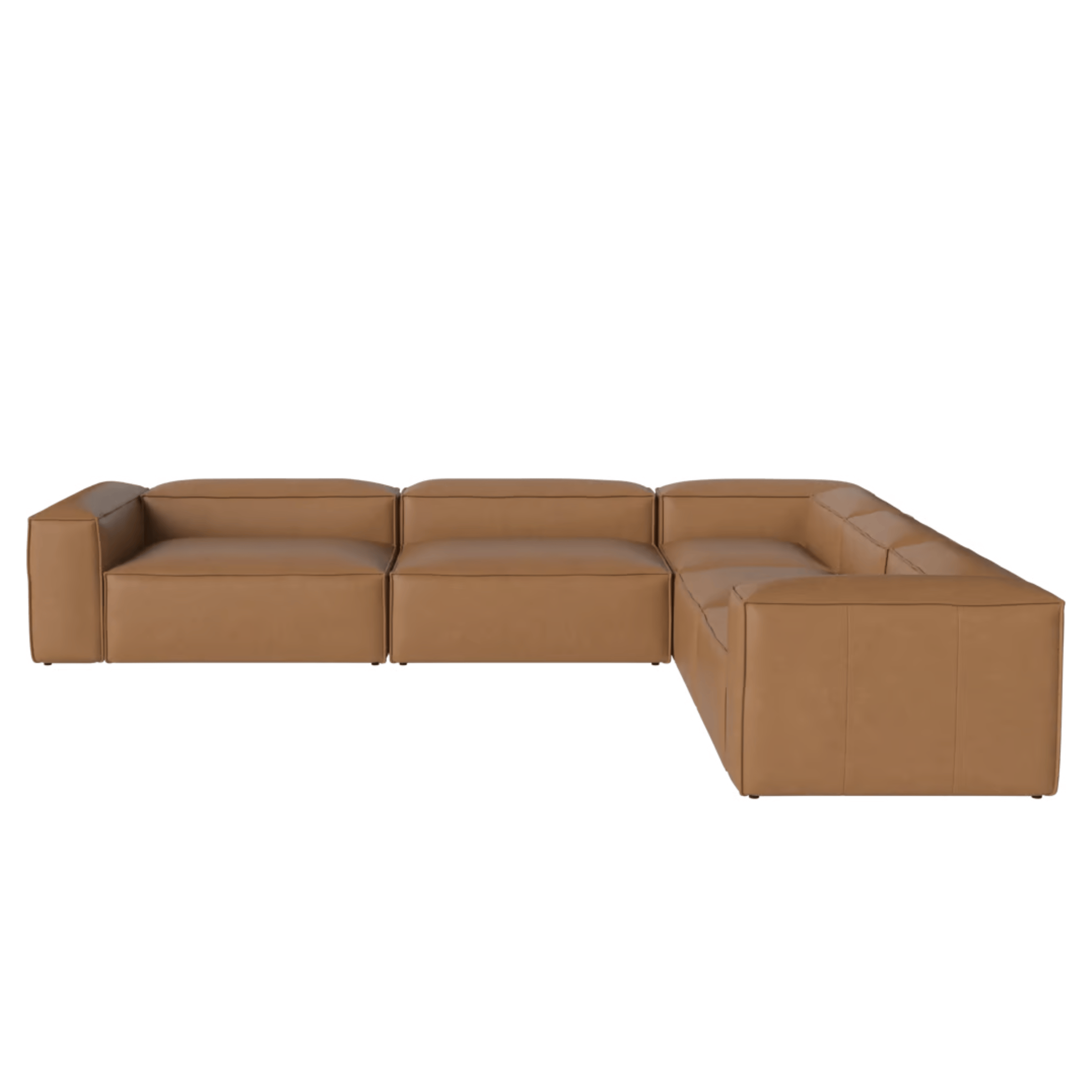 Bolia SHOP Right / Sydney Cognac Cosima Five Unit Sofa