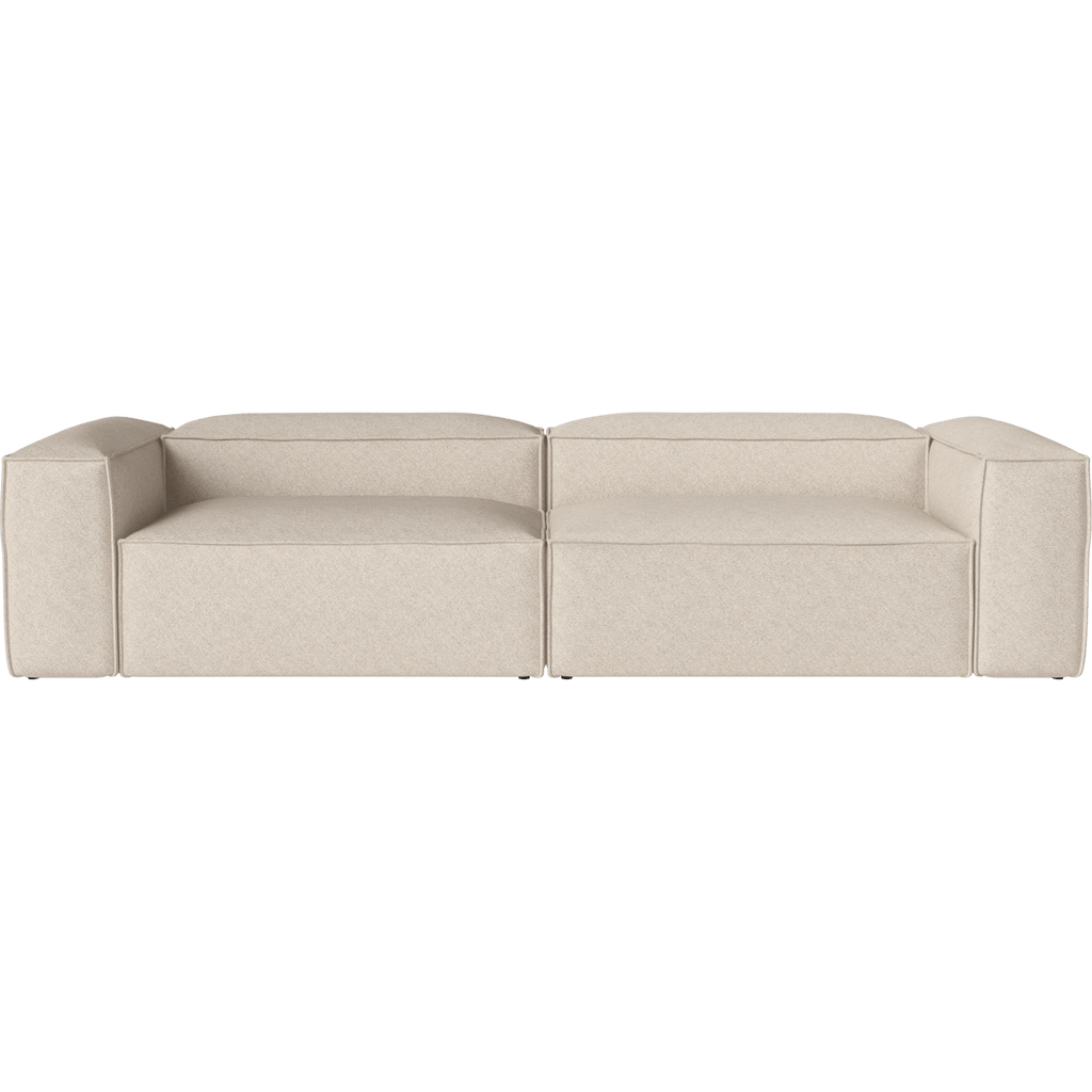 Bolia Furniture Monza - Bouclé / Beige Cosima Modular Sofa - 2 Modules with Large Corner, 100 Depth